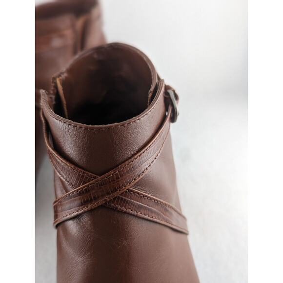 Michelle D Heeled Ankle Boots Size 9 Zipper  but For low Instep..2 - Picture 2 of 8